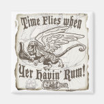 Funny Time Flies when yer having Rum Magnet
