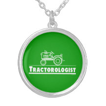 Funny Tractor Necklace