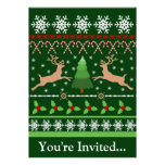 Funny Ugly Christmas Sweater Invites