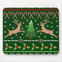 Funny Ugly Christmas Sweater Mousepad