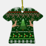 Funny Ugly Christmas Sweater Ornament