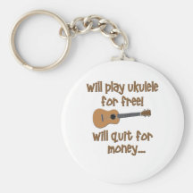 Funny Ukulele Keychains