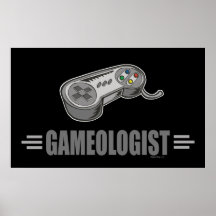 Funny Video Gamer Print