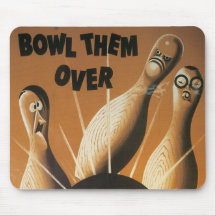 Funny Vintage War Poster Mouse Pad