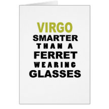 Funny Virgo Birthday Card