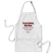 Funny Wine Design Aprons
