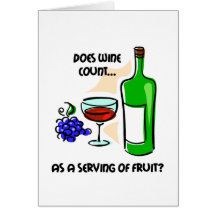Funny wine humour saying card
