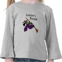 Funny Witch Flying Halloween Apparel Tshirt