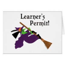 Funny Witch Halloween cards