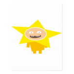 FUNNY XMAS STAR POSTKARTEN