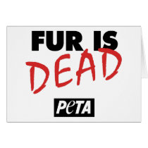 Fur Is Dead Card cards