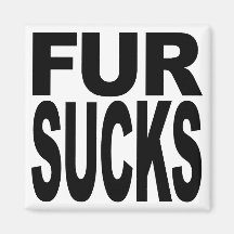 Fur Sucks Refrigerator Magnets