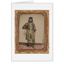 Fur trapper (40056) greeting card