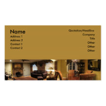 Furniture/Interior Design Business Card Template