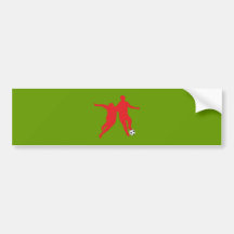 Fussball soccer Dribbling Auto Sticker