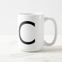 Futura Font "C" Mug