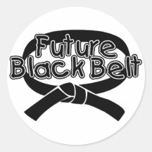 Future Black Belt (2) Sticker
