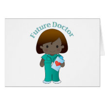 Future Doctor  Girl Cards