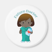 Future Doctor  Girl Refrigerator Magnet