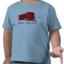 FUTURE ENGINEER-T-SHIRT --RED CABOOSE t-shirts