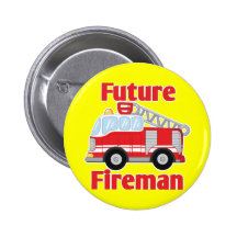 Future Fireman Pinback Buttons