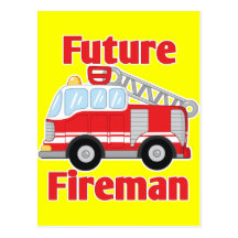 Future Fireman Post Cards