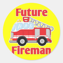 Future Fireman Sticker