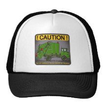 Future Garbage Truck Green Driver Hat