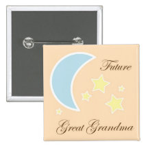 Future Great Grandma Baby shower pin