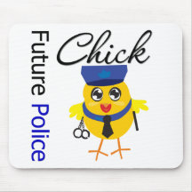 Future Police Chick Mousepad