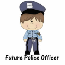 future police officer (boy) photo cut out