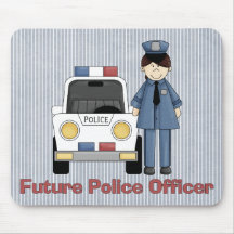 Future Police Officer - Female Mouse Pad