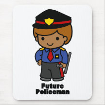 Future Policeman - Boy Mouse Pad
