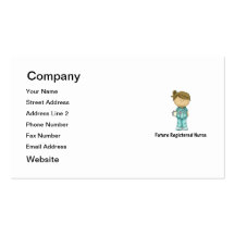 future registered nurse business card template