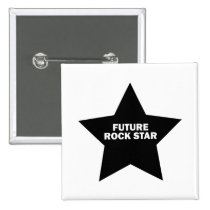 Future Rock Star buttons