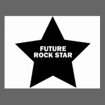 Future Rock Star postcards