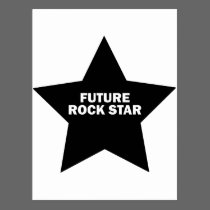 Future Rock Star postcards