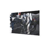 Future space exploration missions 8 canvas print