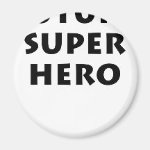 Future Super hero Refrigerator Magnet