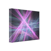 Futuristic Abstract Fractal Design Canvas Print