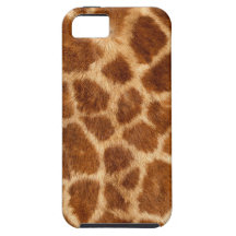 Fuzzy Giraffe Fur Pattern iPhone 5 Case