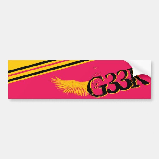G33K BUMPER STICKER