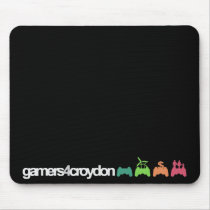 G4C Logo Mousepad, Black mousepads