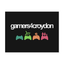 G4C Logo Postcard, Black postcards