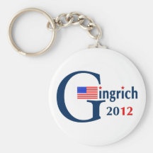 G / Gingrich 2012 (v104) Keychains