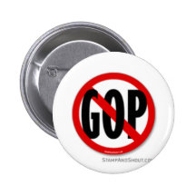 G.O.P.  Circle Slash Button