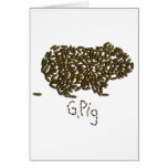 "G. Pig" with Classic Guinea Pig Greeting Cards