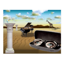 G Sharp - Surrealism by Cheryl Daniels Post Card