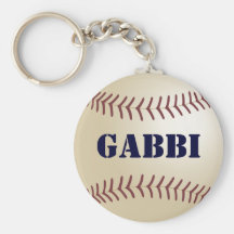 Gabbi Baseball Keychain