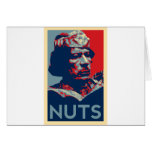 Gaddafi - Nuts Greeting Cards